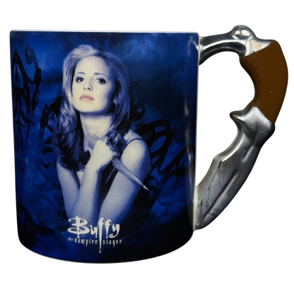 Buffy The Vampire Slayer Mug Surreal Entertainment featuring a character graphic and unique handle design