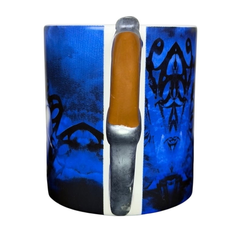 Buffy The Vampire Slayer Mug Surreal Entertainment featuring a unique blue design and sculpted handle