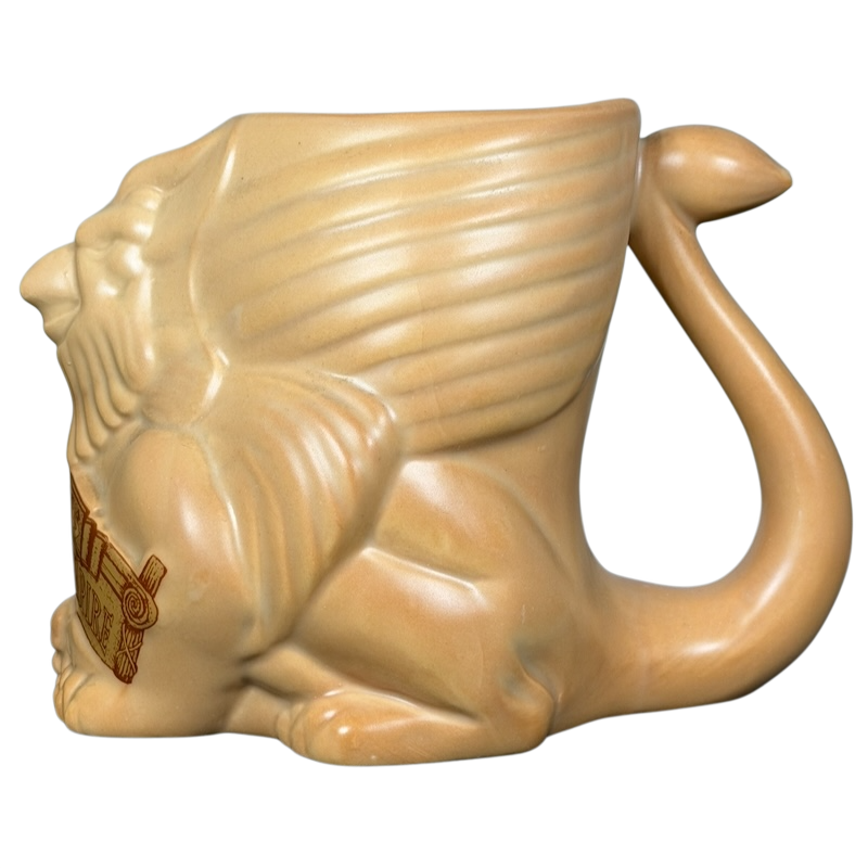Caesars Magical Empire Griffin vintage Mug with intricate winged lion design and unique handle
