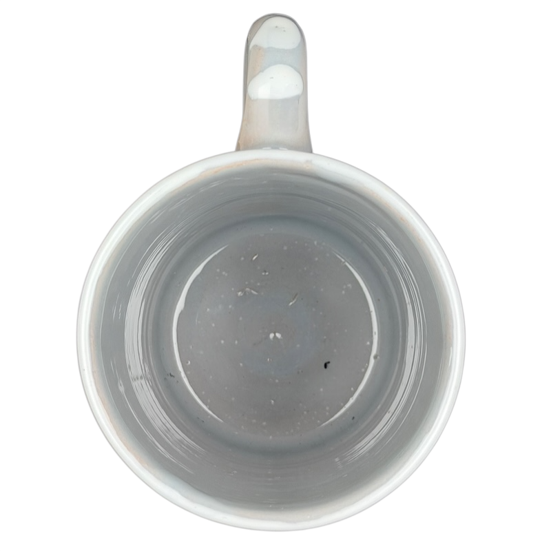 Carrot and Spoon Hand-Painted Made in Italy Pottery Mug showcasing a unique interior design