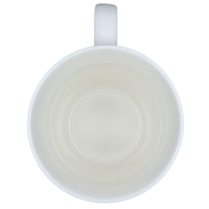 Inside view of the Cath Kidston London mug, showcasing its smooth ceramic finish and simple design