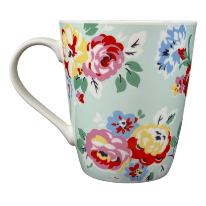 Cath Kidston vintage mum floral mug with colorful flower pattern and white handle from Queens Kitchen