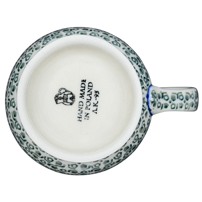 Handmade Ceramika Artystyczna Polish Pottery Tea Infuser Brewing Boleslawiec Mug with Unique Design