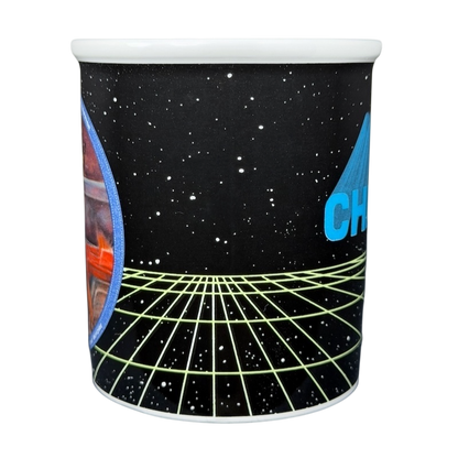 Chekov Star Trek vintage mug featuring a space theme and iconic graphics