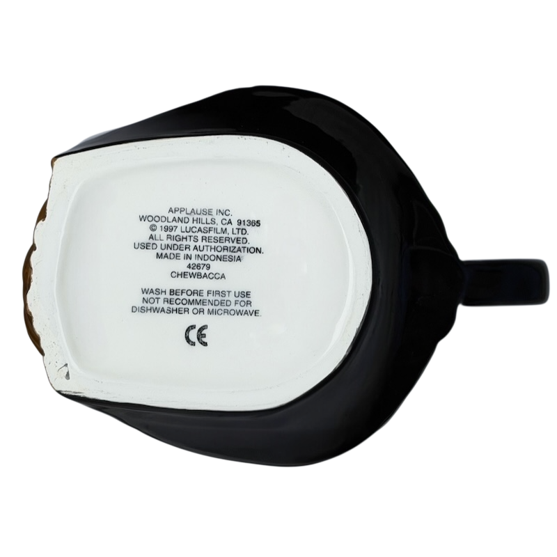 Chewbacca 3D vintage Applause mug collectible with detailed sculpting and unique design for fans