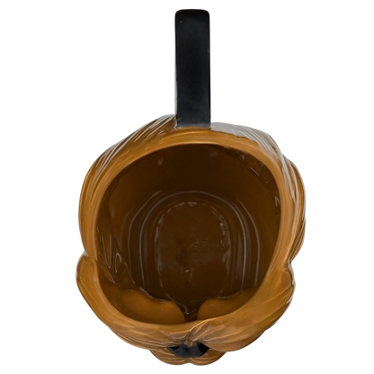 Chewbacca 3D vintage Applause mug collectible showcasing detailed sculpted design from above
