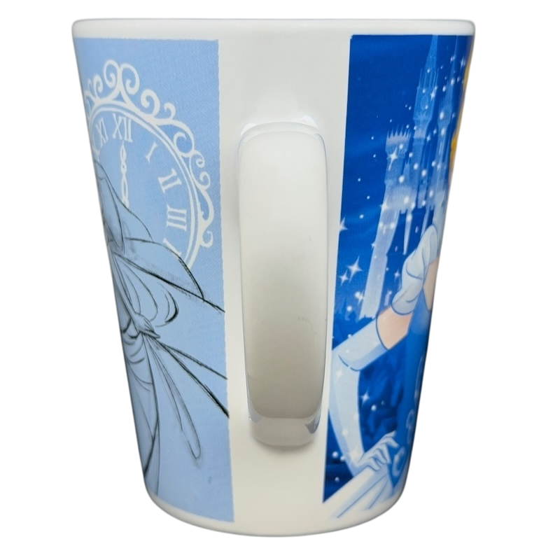 Cinderella Dare To Dream Disney mug featuring iconic images of Cinderella in a stylish design