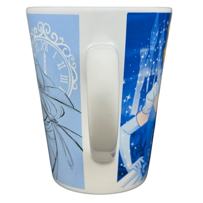 Cinderella Dare To Dream Disney mug featuring iconic images of Cinderella in a stylish design