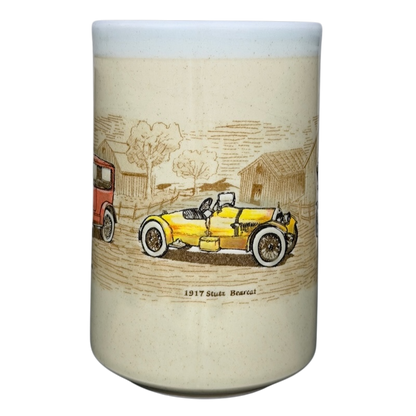 Classic Cars Mug vintage Otagiri featuring a 1917 Stutz Bearcat illustration in a charming design