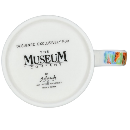 Bottom view of the Claude Monet Antibes Salis Gardens collectible mug by The Museum Company