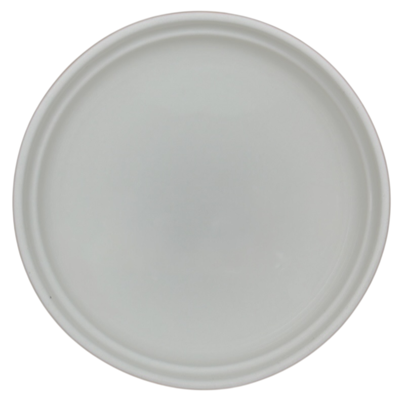 Round white ceramic collectible In-N-Out mug with a smooth finish and classic design