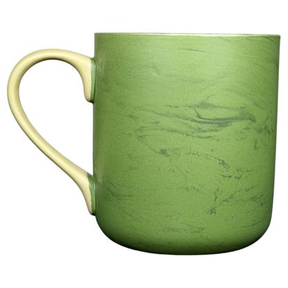 Colorado fast food bear mug collectible in green with a unique marbled finish