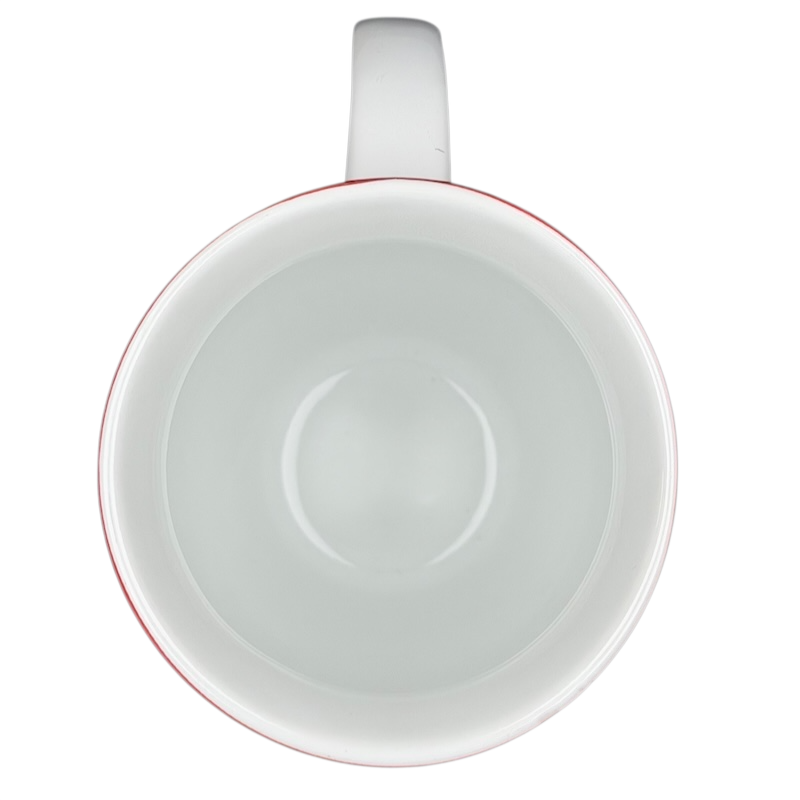 Inside view of a Coventry mug featuring Leo zodiac astrology design for astrology enthusiasts