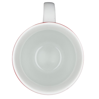 Inside view of a Coventry mug featuring Leo zodiac astrology design for astrology enthusiasts