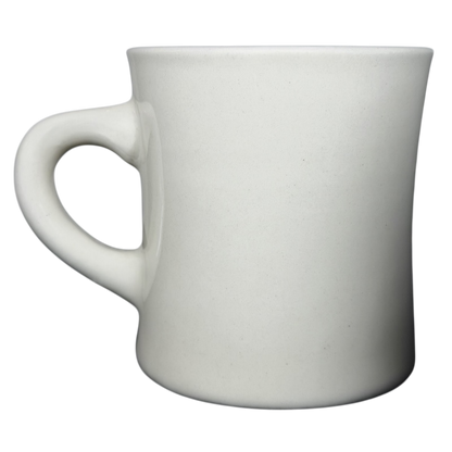 Highwave White Ceramic Dean & Deluca Vintage Diner Mug with a Classic Handle Design