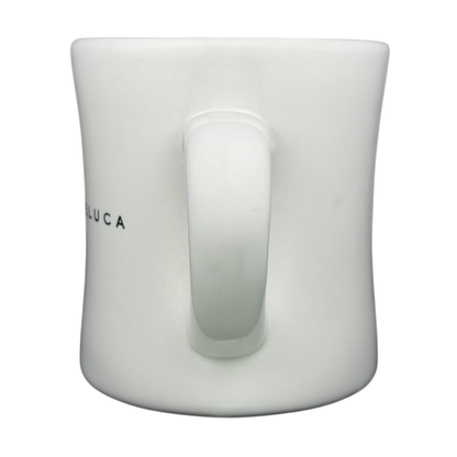 White ceramic Dean Deluca Diner Mug with a sturdy handle for everyday use