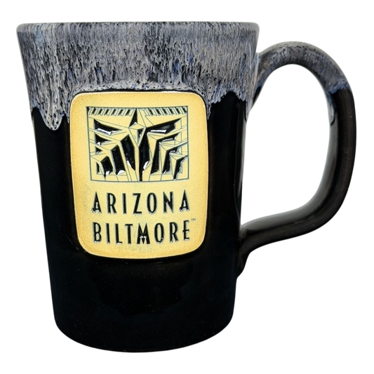 Deneen Arizona Biltmore mug 2019 in black with a textured design and logo for stylish beverages