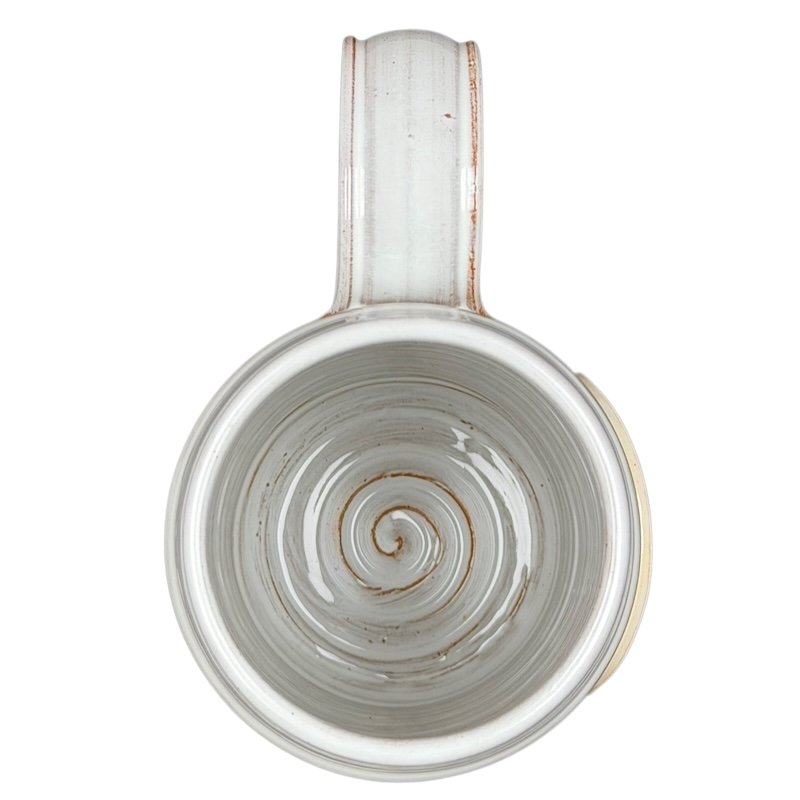 Minnesota State Parks Centennial Stein Deneen Pottery with a unique spiral interior design