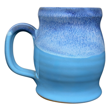 Handcrafted Mount Rainier National Park Mug Deneen Pottery in a beautiful blue glaze