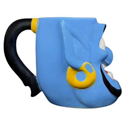 Aladdin Movie Genie Sculpted Mug Disney in vibrant blue with detailed facial features