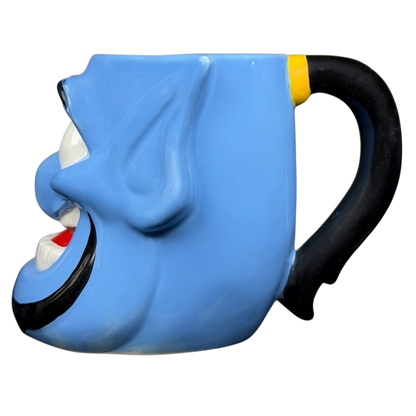Aladdin Movie Genie Sculpted Mug Disney featuring a detailed 3D design of the Genie face