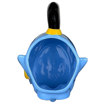 Aladdin Movie Genie Sculpted Mug Disney featuring a bright blue design with detailed features