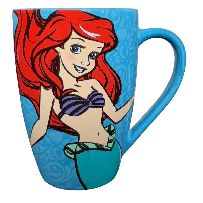 Ariel Once I Wake Up collectible mug featuring Ariel with her iconic red hair and mermaid tail