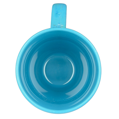 Ariel Once I Wake Up collectible mug in vibrant blue with smooth interior design for Disney fans