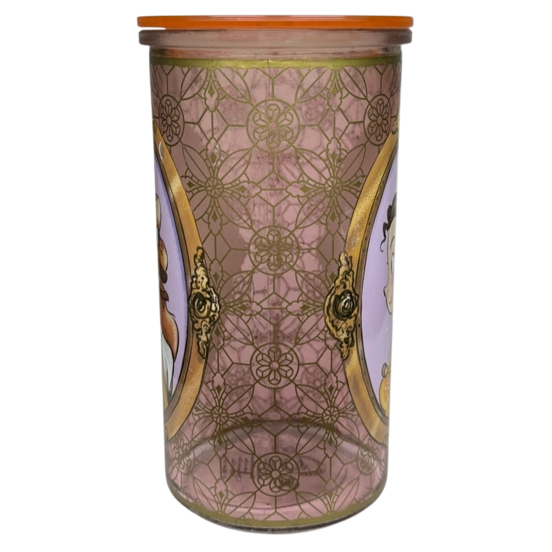 Beauty And The Beast Art Of Belle Glass Tumbler Disney featuring elegant designs and vibrant colors