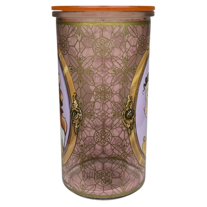 Beauty And The Beast Art Of Belle Glass Tumbler Disney featuring elegant designs and vibrant colors