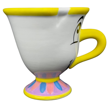Beauty and the Beast Chip Potts Smiling Mug Disney with colorful accents and playful design