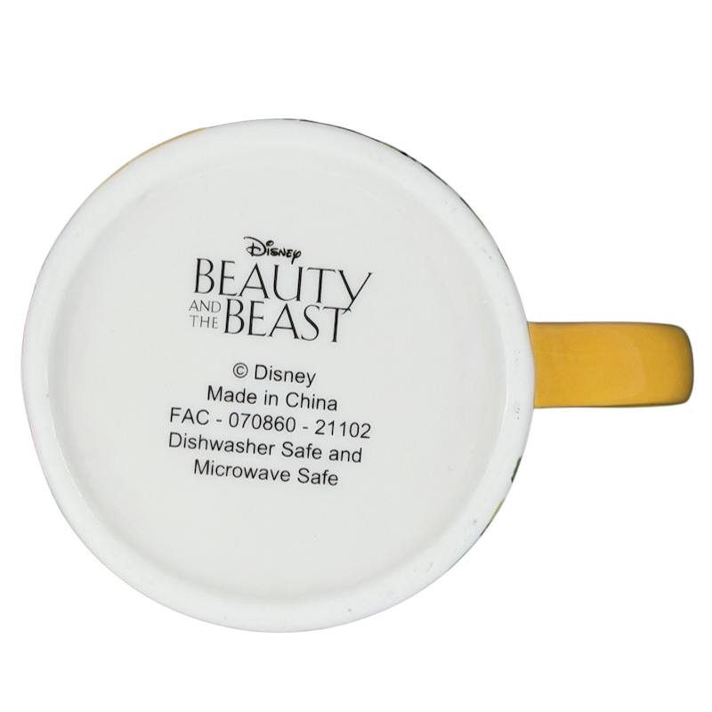 Disney Beauty and the Beast Floral Collectible Disney mug featuring a vibrant floral design