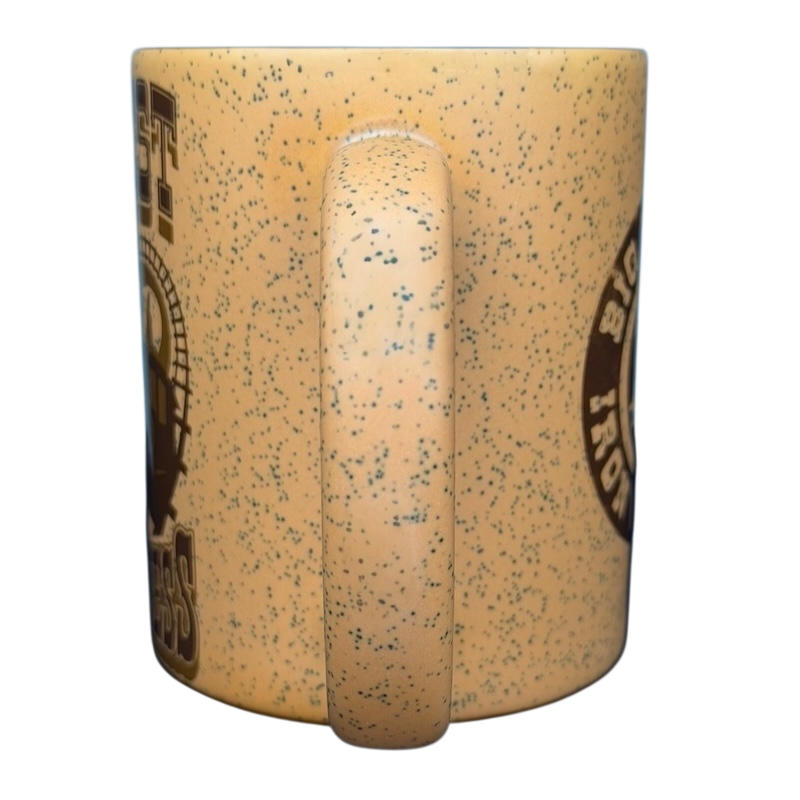 Disney Big Thunder Mountain Railroad Mug featuring a speckled design and sturdy handle