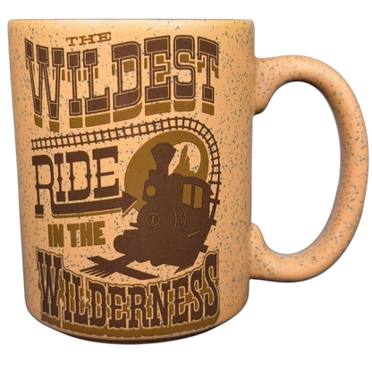 Disney Big Thunder Mountain Railroad Mug featuring Wildest Ride in the Wilderness design