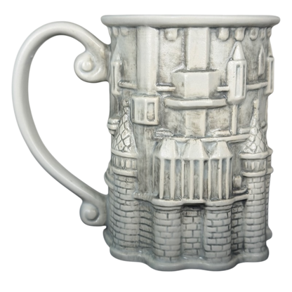 Disney Cinderella Castle 3D mug featuring detailed castle relief design for Disney fans
