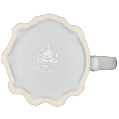Disney Cinderella Castle 3D mug with a scalloped design and Disney logo on the bottom