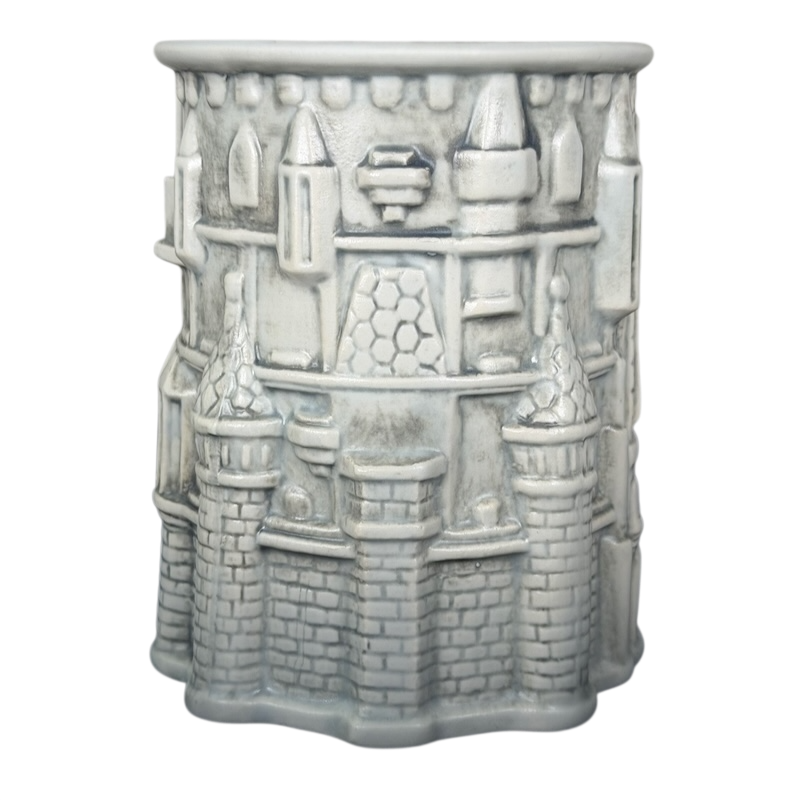 Disney Cinderella Castle 3D mug featuring intricate castle details and a unique textured design
