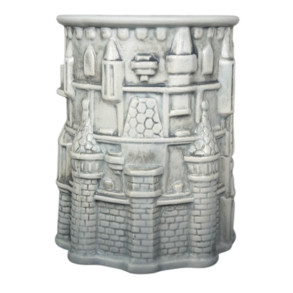 Disney Cinderella Castle 3D mug featuring intricate castle details and a unique textured design