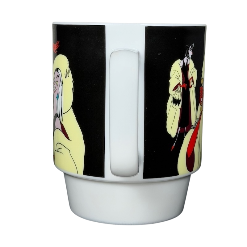Disney Cruella de Vil Villains stackable mug featuring iconic character artwork in bold colors