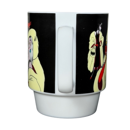 Disney Cruella de Vil Villains stackable mug featuring iconic character artwork in bold colors