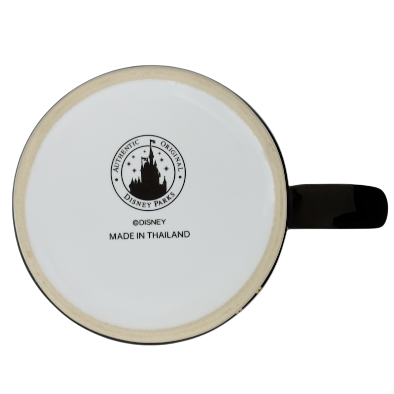 Bottom view of Disney Parks Mary Poppins silhouette vintage mug with Disney Parks stamp Made in Thailand