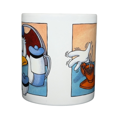 Donald Duck morning mood jumbo mug featuring whimsical cartoon designs for a fun coffee experience