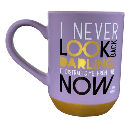 Purple Edna Mode Disney mug with inspirational quote and gold accents for fans
