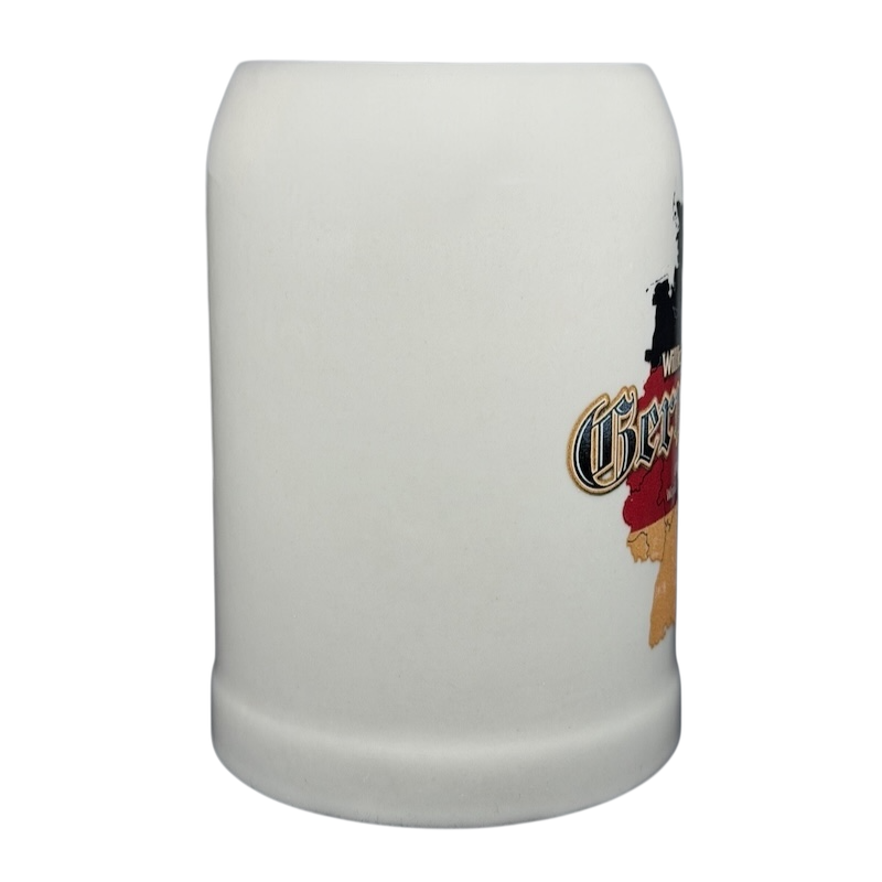 Disney Epcot Germany pretzel mug featuring colorful Germany graphics and durable ceramic design