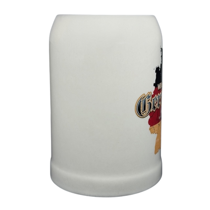 Disney Epcot Germany pretzel mug featuring colorful Germany graphics and durable ceramic design