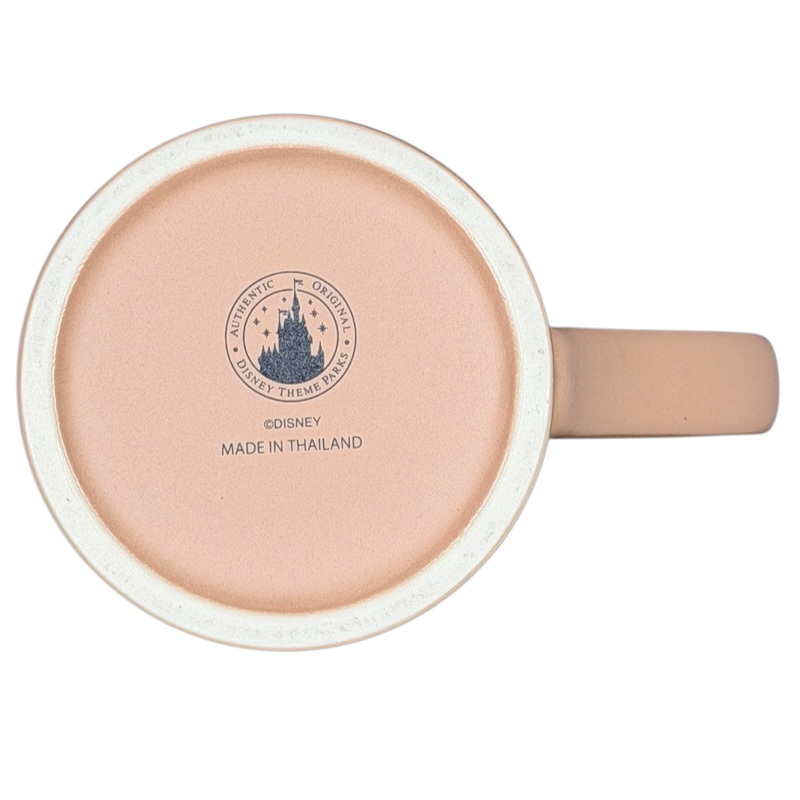 Bottom view of Goofy 5 Poses Walt Disney World Mug Disney showing logo and made in Thailand label