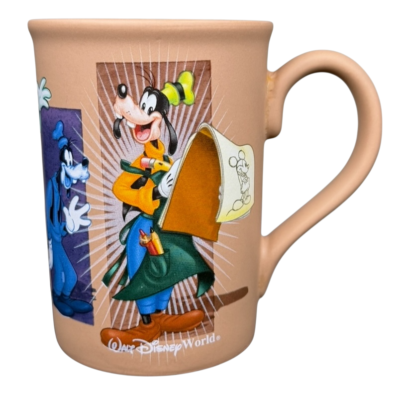 Goofy 5 Poses Walt Disney World Mug Disney featuring colorful Goofy illustrations and vibrant design