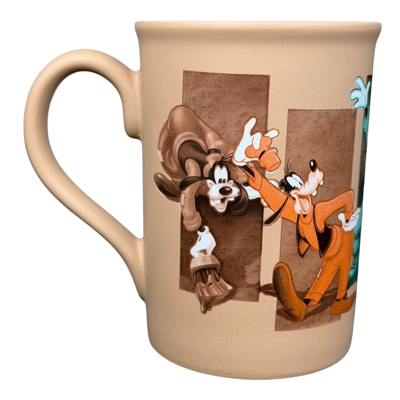 Goofy 5 Poses Walt Disney World Mug Disney featuring classic Goofy illustrations in various poses