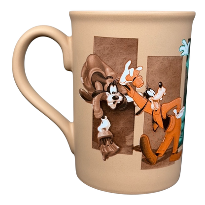 Goofy 5 Poses Walt Disney World Mug Disney featuring classic Goofy illustrations in various poses