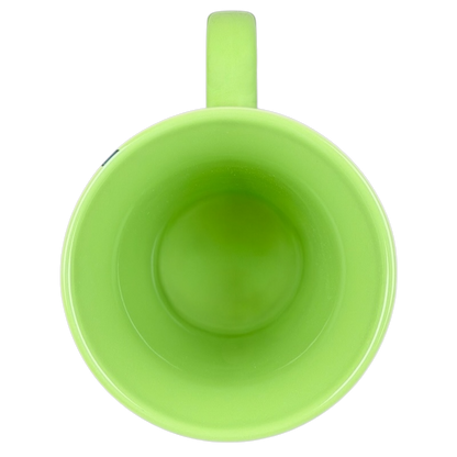 Disney Lion King Bay Simba Rafiki mug collectible in vibrant green color, perfect for Disney fans